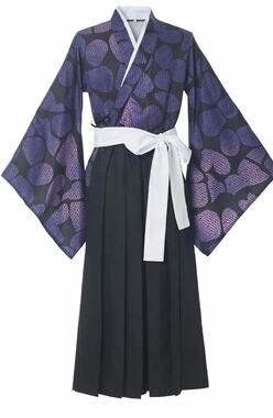 Japanese Yukata Kimono Robe Costume Women’s Purple Womens XXL